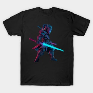 Futuristic samurai design T-Shirt